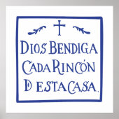 Dios bendiga cada rincon poster (Voorkant)