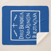 Dios bendiga cada rincon sherpa deken (Voorkant (horizontaal))