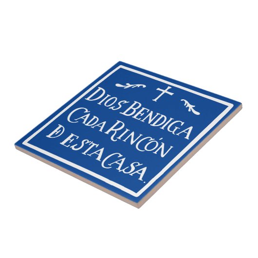 Dios bendiga cada rincon tegeltje (Zijkant)