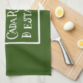 Dios bendiga cada rincon theedoek (Quarter Fold)