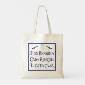 Dios bendiga cada rincon tote bag (Achterkant)