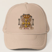 Dios Cross Achternaam Trucker Pet (Voorkant)