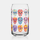 Dios de La Muertas Blikvorm Glas (Voorkant)