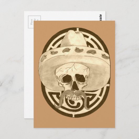 Dios de los Muertos. Briefkaart (Voorkant / Achterkant)