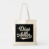 Dios Es Amor Christelijk-katholieke Berichten in S Tote Bag (Achterkant)