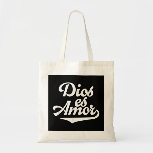 Dios Es Amor Christelijk-katholieke Berichten in S Tote Bag (Voorkant)