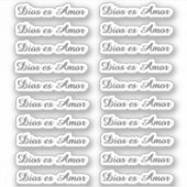 Dios es Amor Sticker (Voorkant)