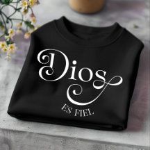 Dios Es Fiel Christelijk Spaans T-shirt