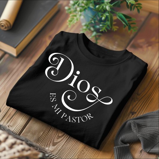 Dios Es Mi Pastor Christelijk Spaans T-shirt