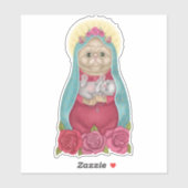 Dios Meow Sticker (Vel)