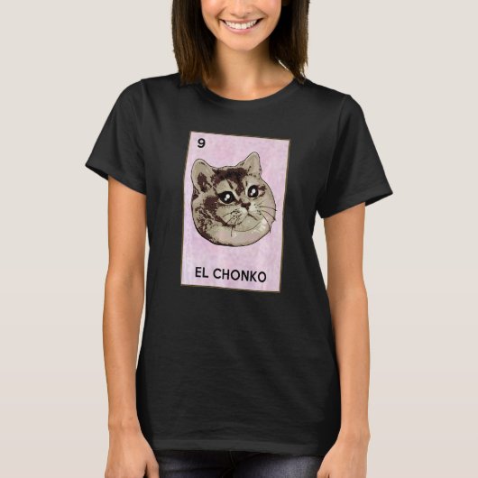 Dios Mio Lord Chonk El Chonko Mexican Cat Meme T-shirt (Voorkant)