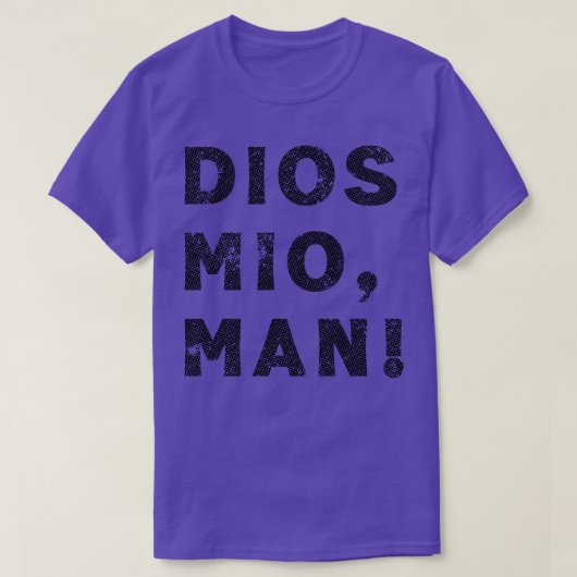 Dios Mio Man Bowling Team Fan Art T-shirt (Design voorkant)