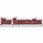 Dios Resurrection Logo Sticker (Voorkant)
