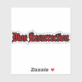 Dios Resurrection Logo Sticker (Vel)