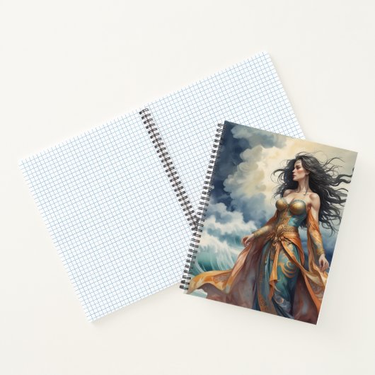 Diosa de las Olas Notitieboek (Binnen)