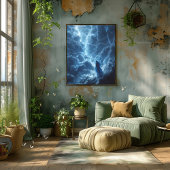 Diosa del Rayo: El Abrazo Místico de la Tormenta Perfect Poster