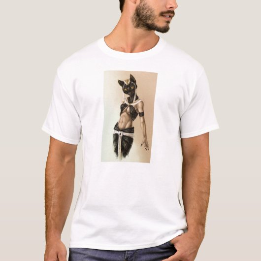 Diosa egipcia Bastet T-shirt (Voorkant)