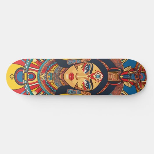 Diosa Maya Ixchel Persoonlijk Skateboard (Horizontaal)