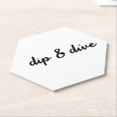 Dip & Dive Kartonnen Onderzetters (Schuin)