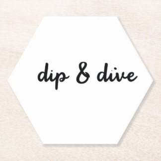 Dip & Dive Kartonnen Onderzetters