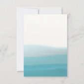 Dip Dye Blauwe Lege Kaart (Achterkant)
