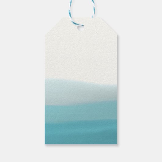 Dip Dye Blue Cadeau Labels Cadeaulabel (Achterkant)