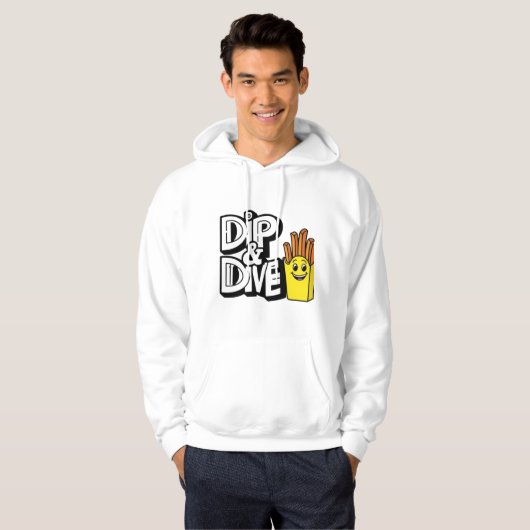 Dip en duik hoodie (Voorkant volledig)