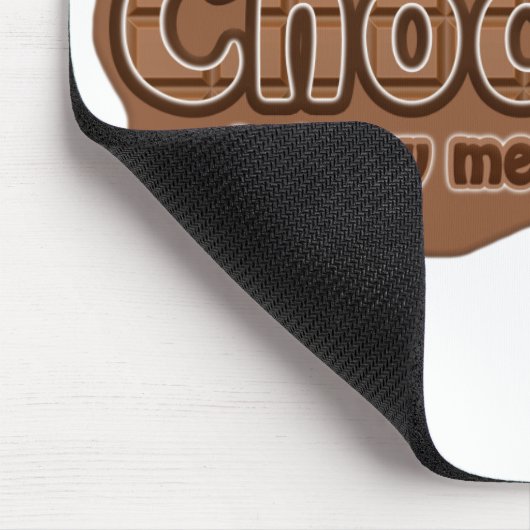 DIP ME IN CHOCOLAATE mousepad Muismat (Hoek)