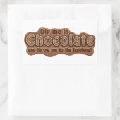 DIP ME IN CHOCOLADE STICKERS (Tas)