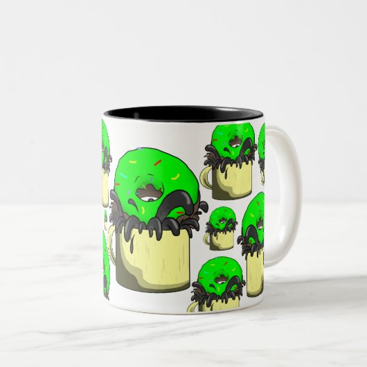 Dip-noten X Tweekleurige Koffiemok (Voorkant rechts)