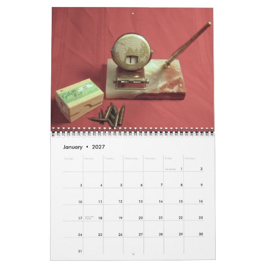 Dip Pens & Inkwells 2010 Agenda Kalender (Jan 2027)