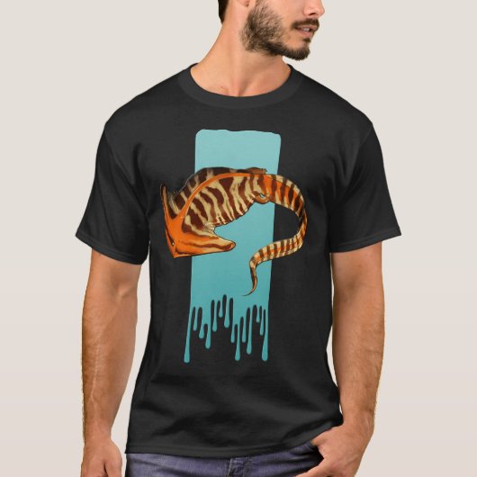 Diplocaulus de hamerkopsalamander - Shirt (Voorkant)