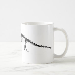 Diplodocus Dinosaur Antiek Print Koffiemok
