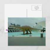 Diplodocus Dinosaur Briefkaart (Voorkant / Achterkant)