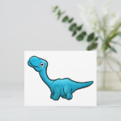 Diplodocus Dinosaur Cartoon Character Briefkaart (Staand voorkant)