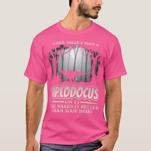 Diplodocus Dinosaur Funny Sauropod Dino T-shirt (Voorkant)