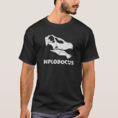 Diplodocus Fossil Skull Dinosaur Botten Diplodocus T-shirt (Voorkant)