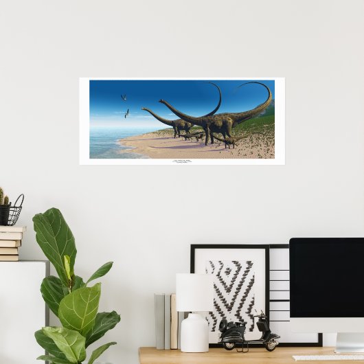 Diplodocus Herd Print (Thuiskantoor)