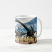 Diplodocus in de woestijn koffiemok (Voorkant rechts)