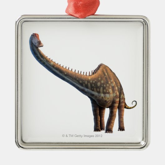 Diplodocus Metalen Ornament (Voorkant)