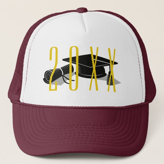 Diploma 20XX Afstuderen Trucker Pet (Voorkant)