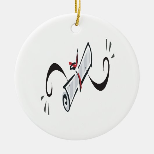 Diploma 2 keramisch ornament (Voorkant)