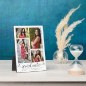 Diploma 4 Foto Moderne Calligrafie Harten Wit Fotoplaat (Zijkant)