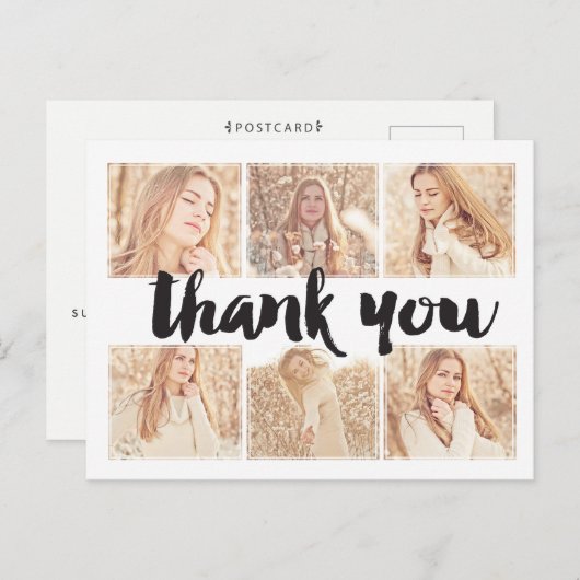 Diploma Afgestudeerd Bedankt Foto Frame Prentkaart Briefkaart (Voorkant / Achterkant)