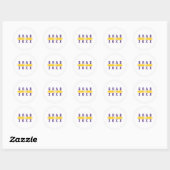 Diploma Afstudeer Envelope Zegel Paars & Goud (Vel)