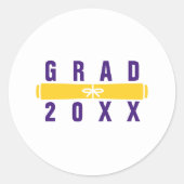 Diploma Afstudeer Envelope Zegel Paars & Goud (Voorkant)
