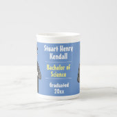 Diploma Afstudeercadeau Afgestudeerde Porselein Kop (Voorkant)