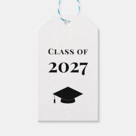 Diploma cadeautag, Afstudeerklas 2027 Cadeaulabel
