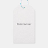 Diploma cadeautag, Afstudeerklas 2027 Cadeaulabel (Achterkant)