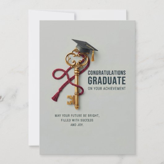 Diploma Card | Gefeliciteerd Afgestudeerde Kaart (Voorkant)